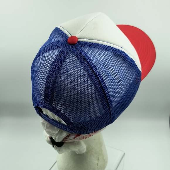 Pabst Blue Ribbon PBR Trucker Style Mesh Back Baseball Hat - Picture 7 of 7